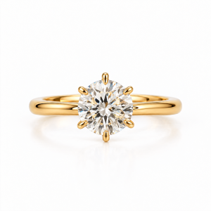 Aniela – pierścionek z diamentem laboratoryjnym 
